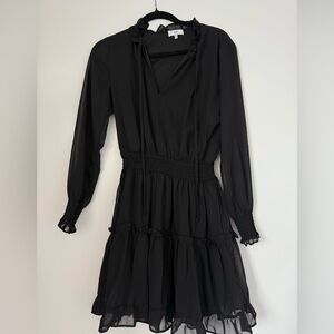 NSR Black Long Sleeve Dress